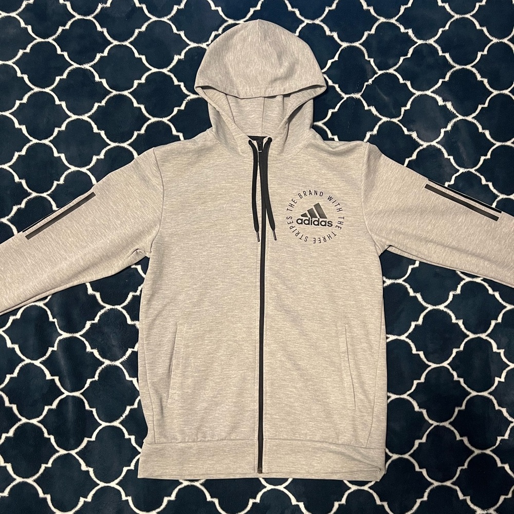 Adidas grey hoodie